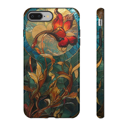 Art Nouveau Floral Full Moon Phone Case