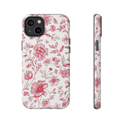 Pink Floral Wildflower Phone Case