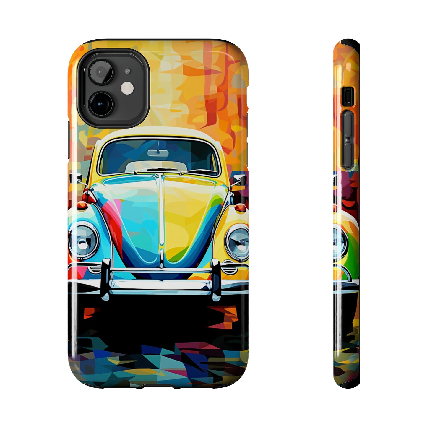 VW Bug Phone Case Retro iPhone Tough Case – Volkswagen beetle iPhone case