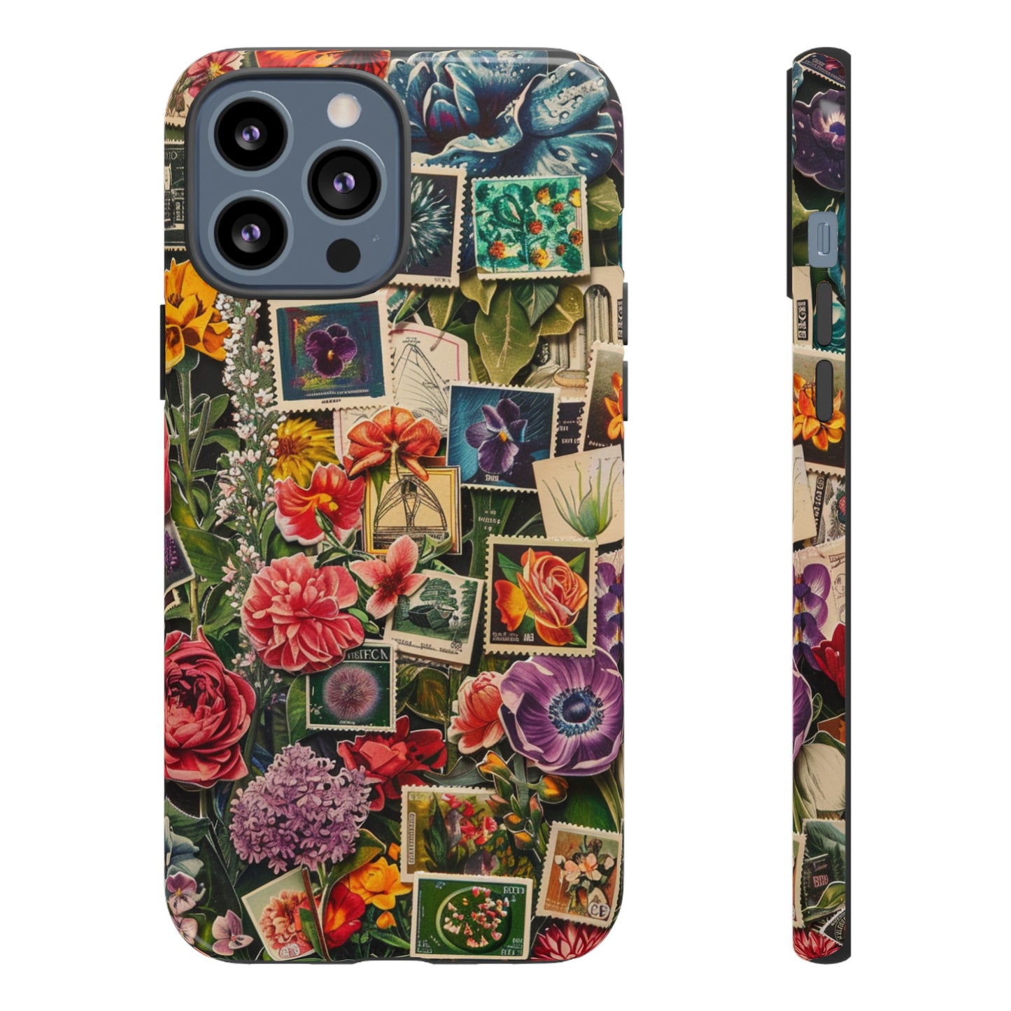 Vintage Floral Stamps Phone Case