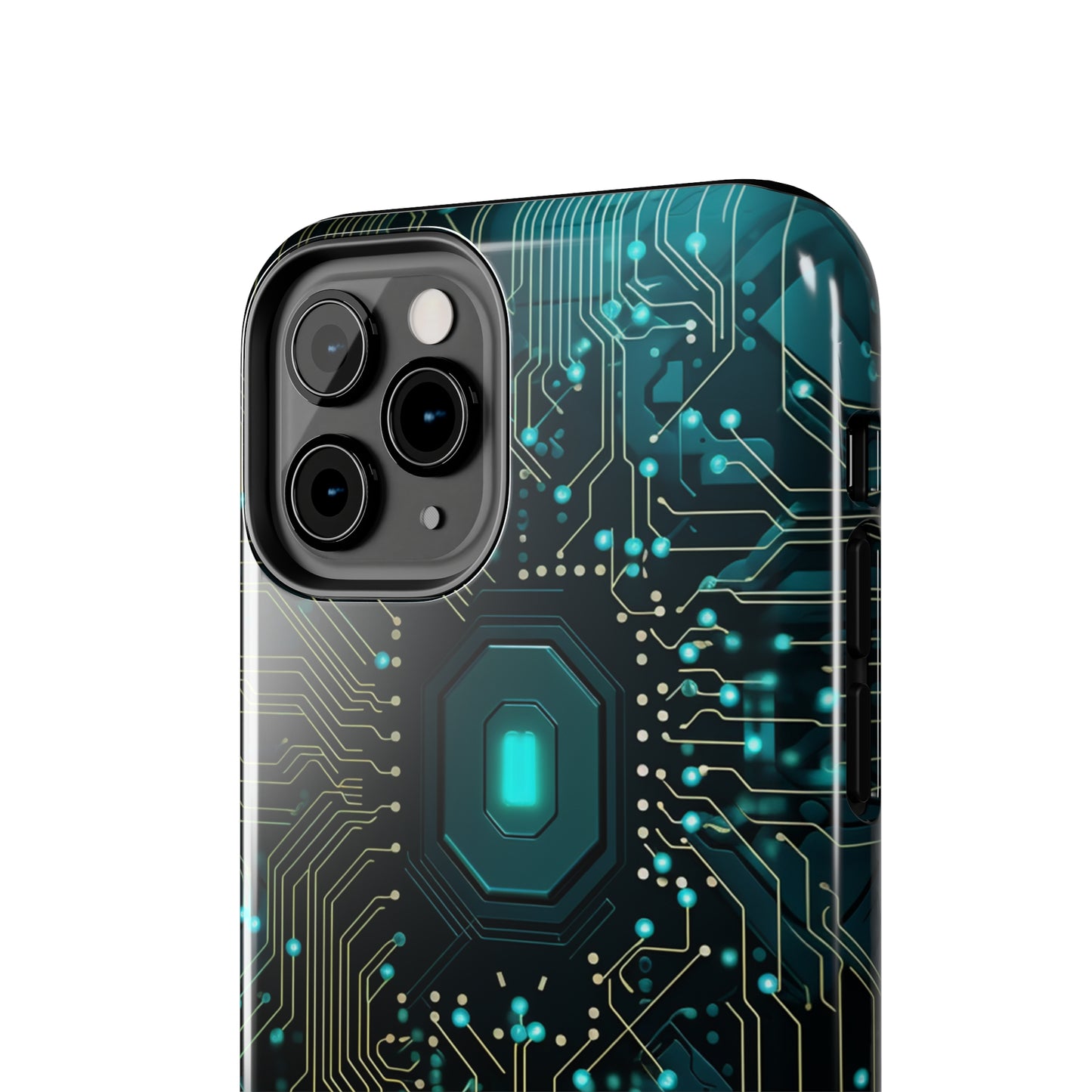 Neon Nexus: Cyberpunk Circuit Board | Futuristic Tech-Inspired iPhone Case