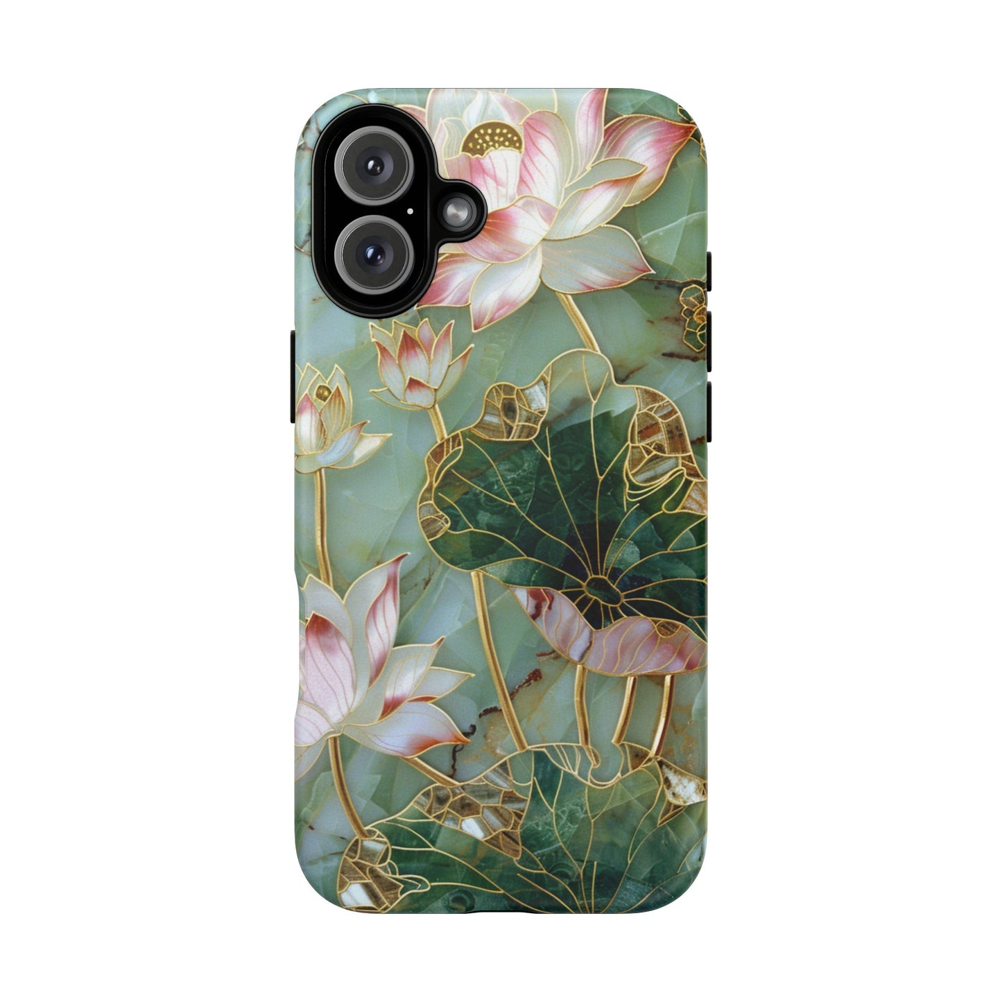 Elegant Floral Phone Case - Tough Cases with Lotus Design