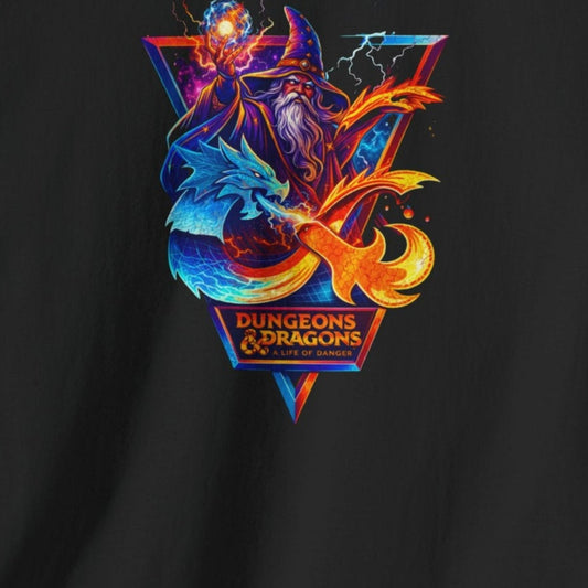 fantasy wizard dragon t shirt