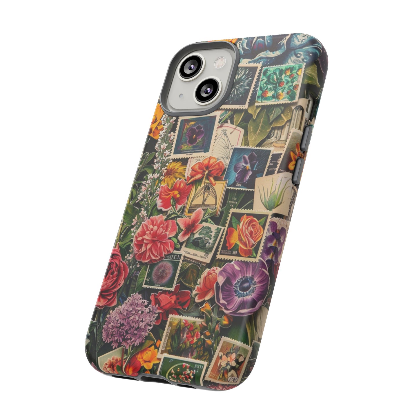 Vintage Floral Stamps Phone Case