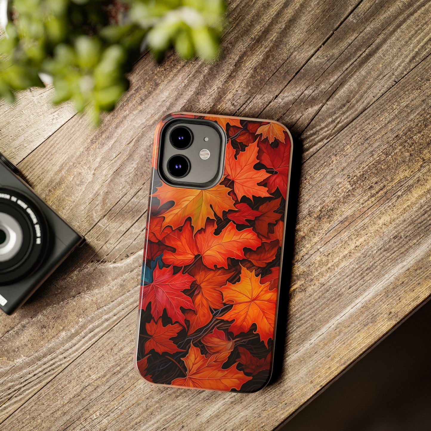 Autumn Aesthetic Fall Leaves | iPhone 14 13 12 11 Pro Max case iPhone XR XS Max Case iPhone X Case iPhone 7 Plus iPhone 8 Plus case iPhone 6 case