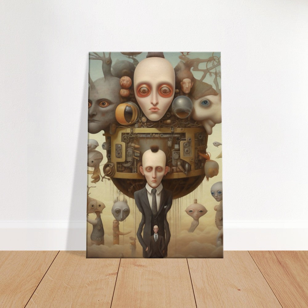 Surrealistic Business as Usual Canvas Art Print