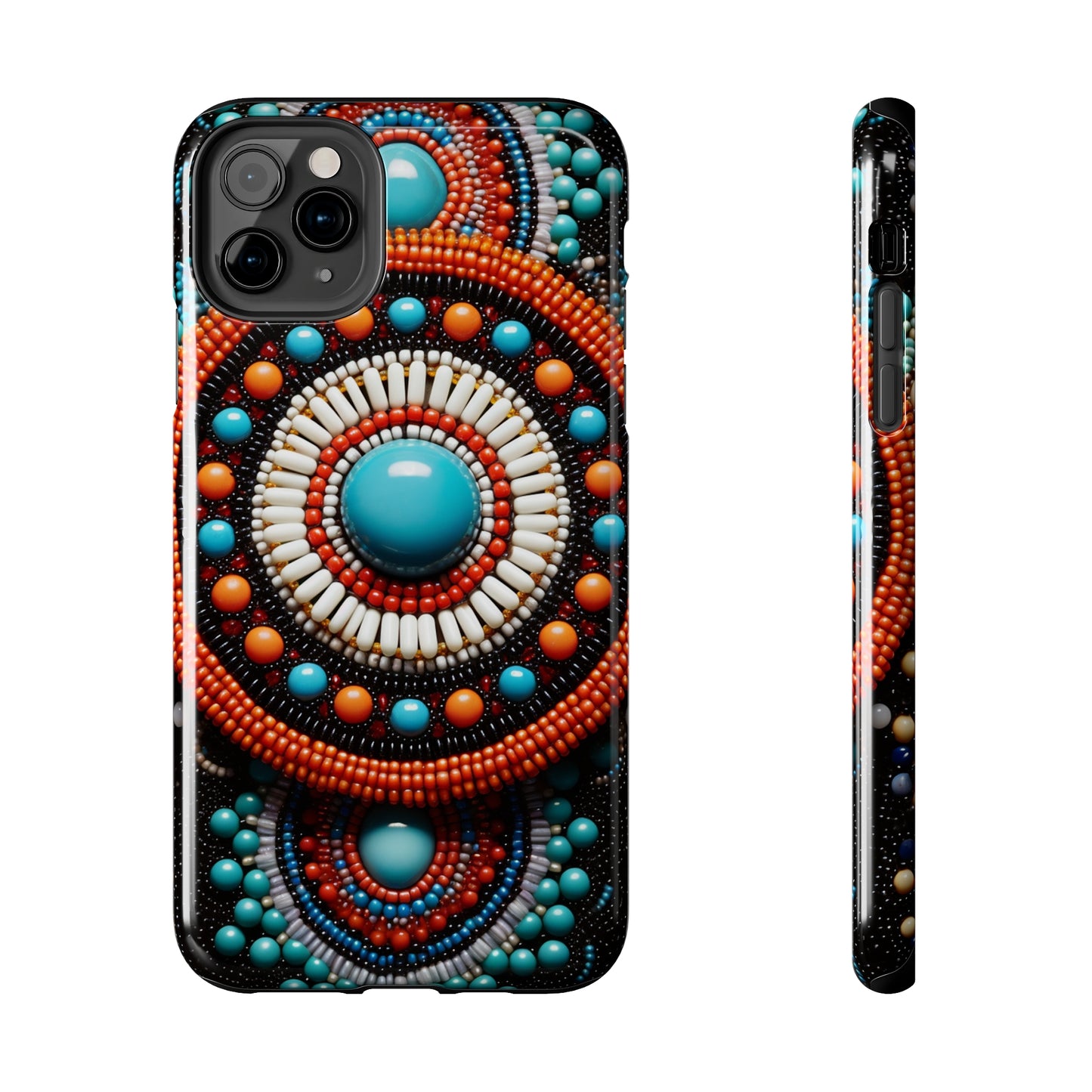 Native American Beadwork iPhone Case | Embrace Traditional Craftsmanship with Artistic Elegance