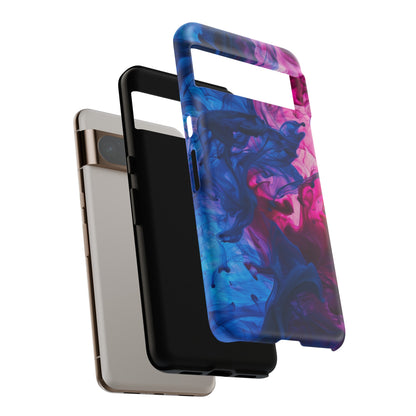 Magenta and Blue Color Explosion Phone Case