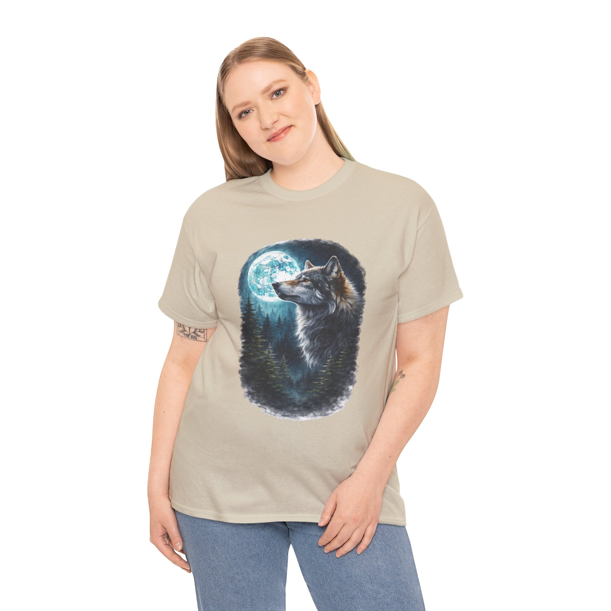 mythic wolf night fantasy shirt
