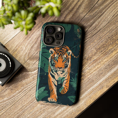 Retro Jungle Tiger Phone Case