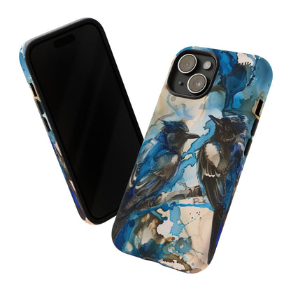 Blue Bird Watercolor Phone Case