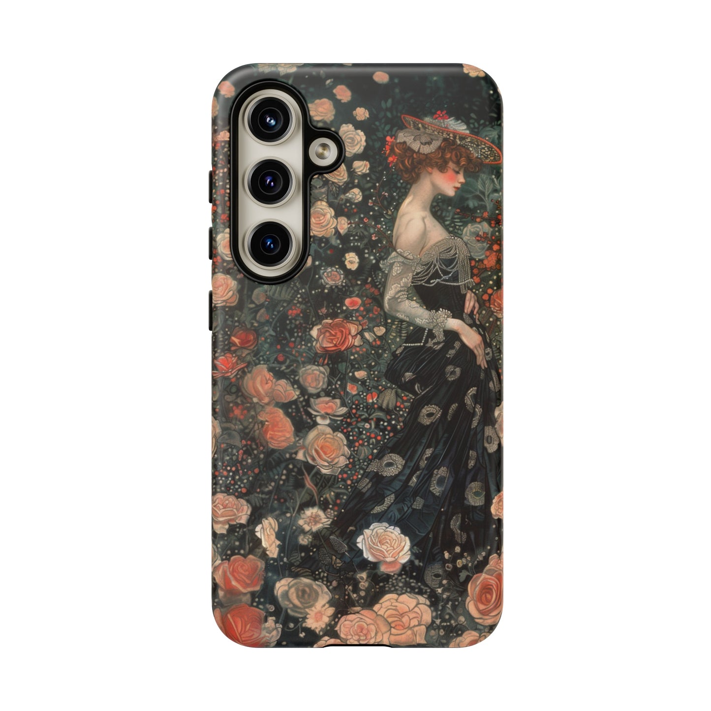 Art Nouveau French Floral Beauty Painting Phone Case