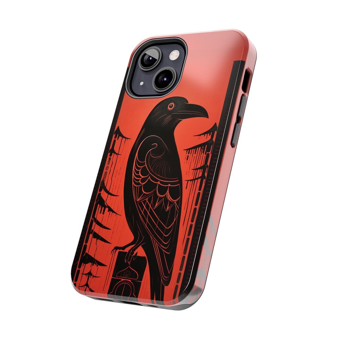 Mystic Totem: Northwest Native American Tribal Raven | Cultural Heritage iPhone Case