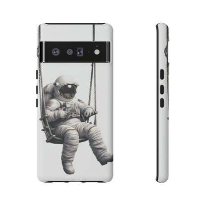 Astronaut on a Swing Phone Case