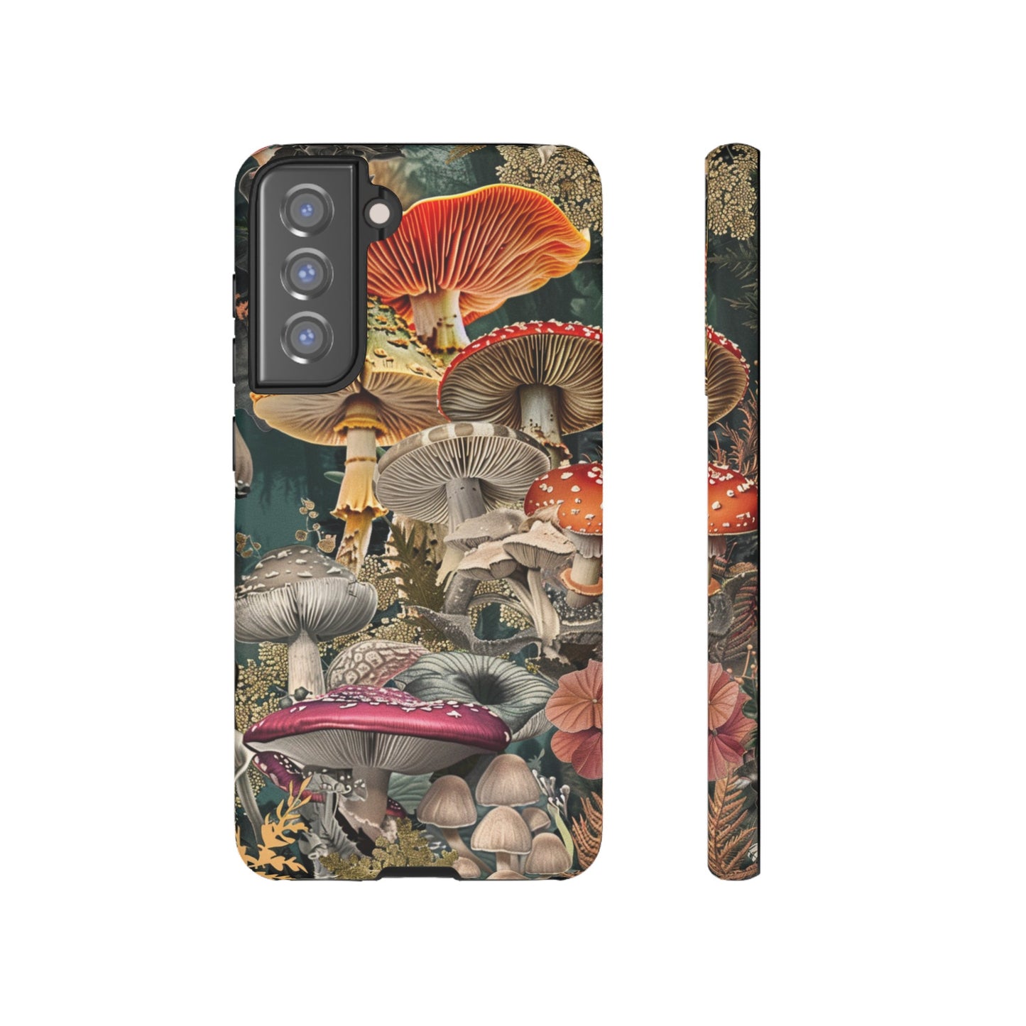 Vintage Illustration Mushroom Collage Phone Case