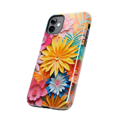 iPhone 12 Pro Max Artistry: Paper Floral Design – Crafted Elegance for iPhone 13 Pro and iPhone XR Enthusiasts