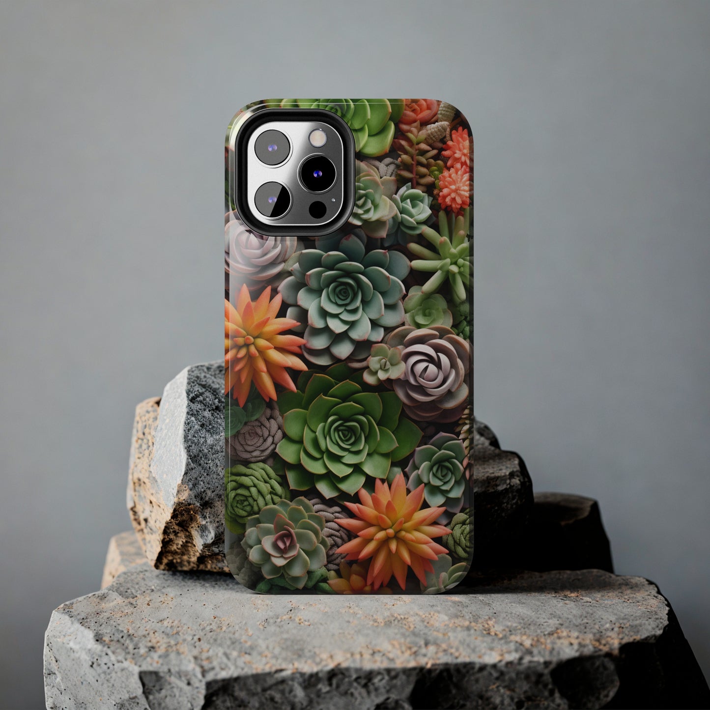 Succulent Desert Cactus Floral iPhone Case | Embrace the Beauty of Arid Elegance