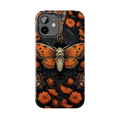 Eerie Elegance: Halloween Goth Moth Apple Phone Case | Dark Enchantment iPhone Case