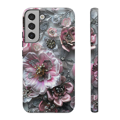 Coquette Aesthetic Floral Art iPhone 15 Case