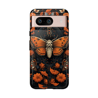 Eerie Elegance Halloween Goth Moth Phone Cover