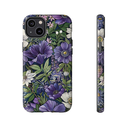 Floral Sage Purple Wildflower Phone Case