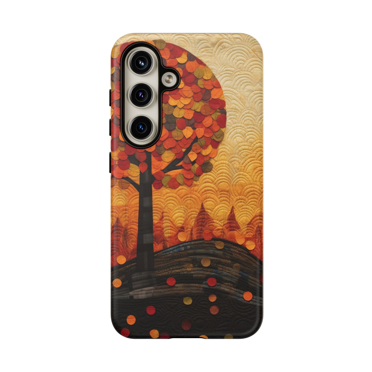 Autumn iPhone Case, Forest Embroidered Style Phone Case