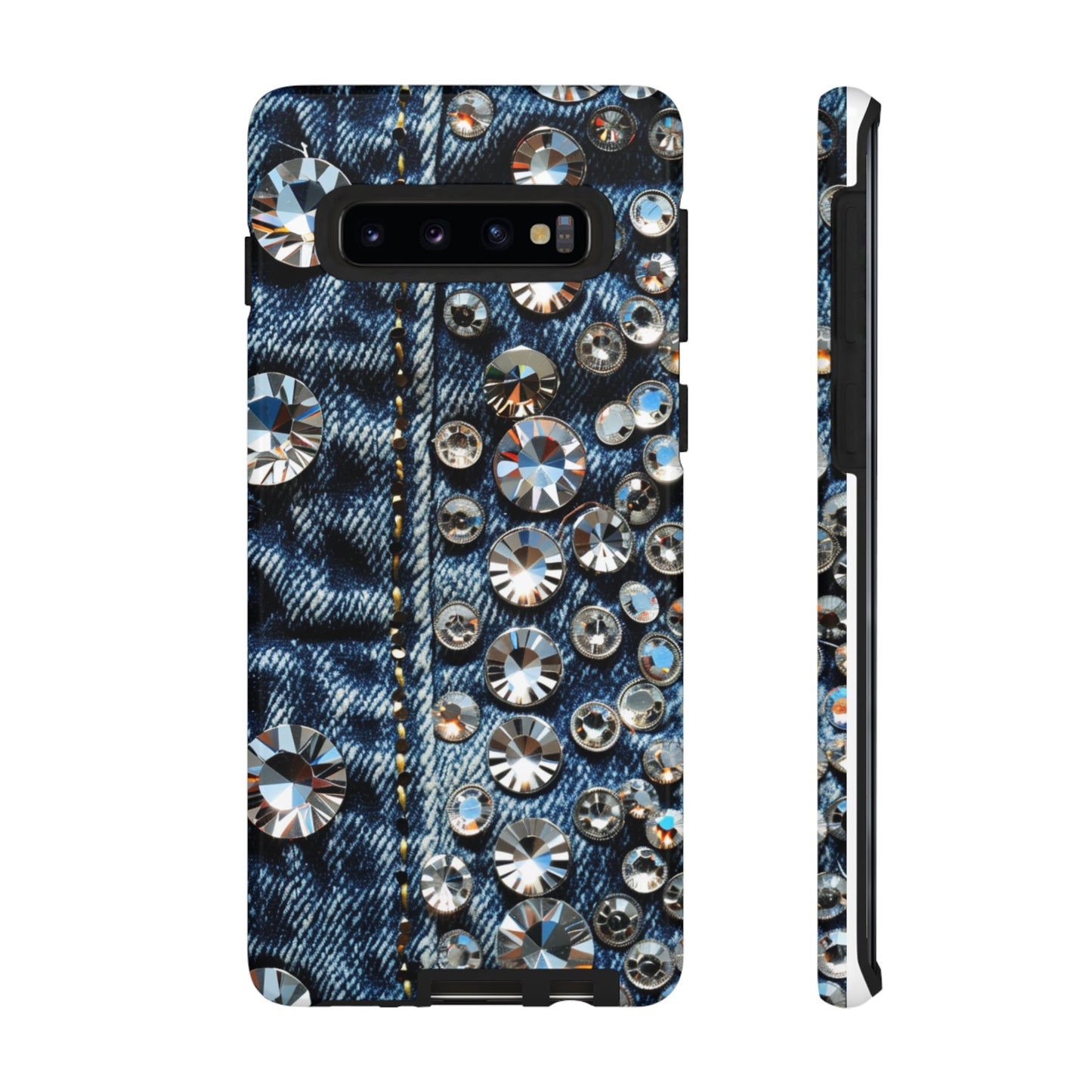 Blue Jean Queen Rhinestone Bling Phone Case