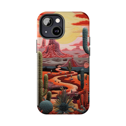 Cactus Desert Sunset Phone Case