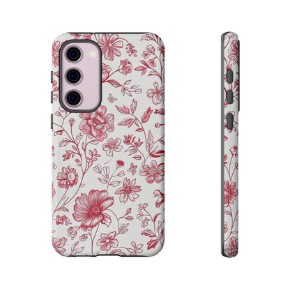 Pink Floral Wildflower Phone Case