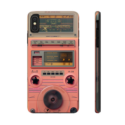 Cyberpunk Retro Walkman Nostalgia | Vintage Beats Revival iPhone Case