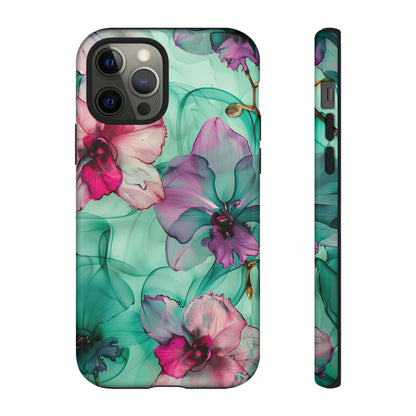 Watercolor Floral Orchids Phone Case