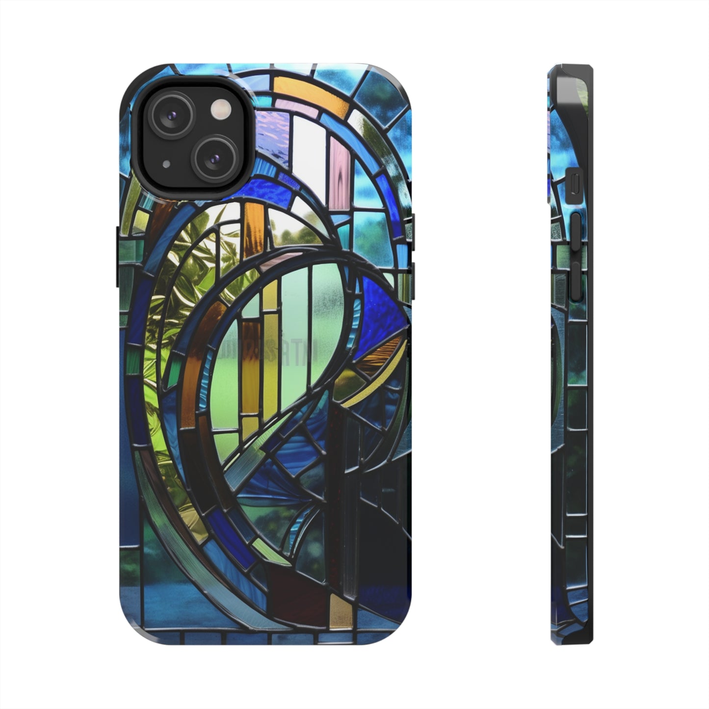 Stained Glass Floral: Art Deco Delight | Boho Chic Tough Case for iPhone & Samsung Galaxy Models