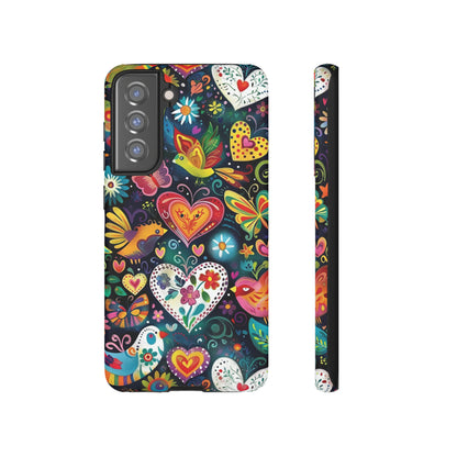 Floral Butterfly Magic Hearts Phone Case