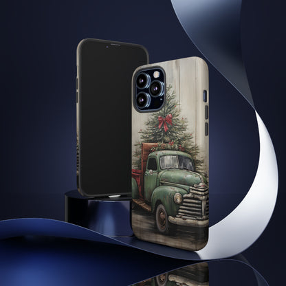 Christmas Pickup Truck Phone Case for iPhone