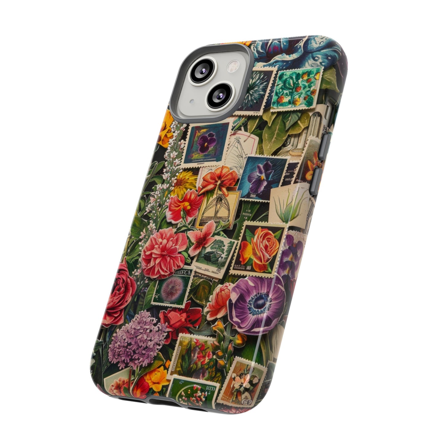 Vintage Floral Stamps Phone Case