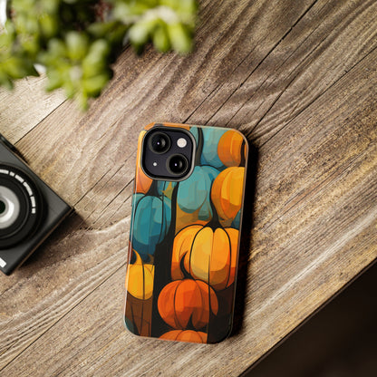 Halloween Fall Pumpkins iPhone Case | Embrace the Spooky Autumn Vibes