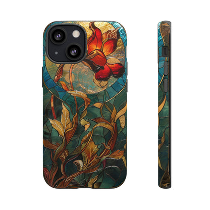 Art Nouveau Floral Full Moon Phone Case