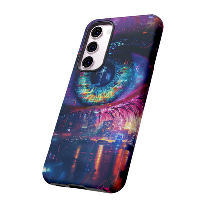 Eye of the Beholder Cyberpunk Art Phone Case