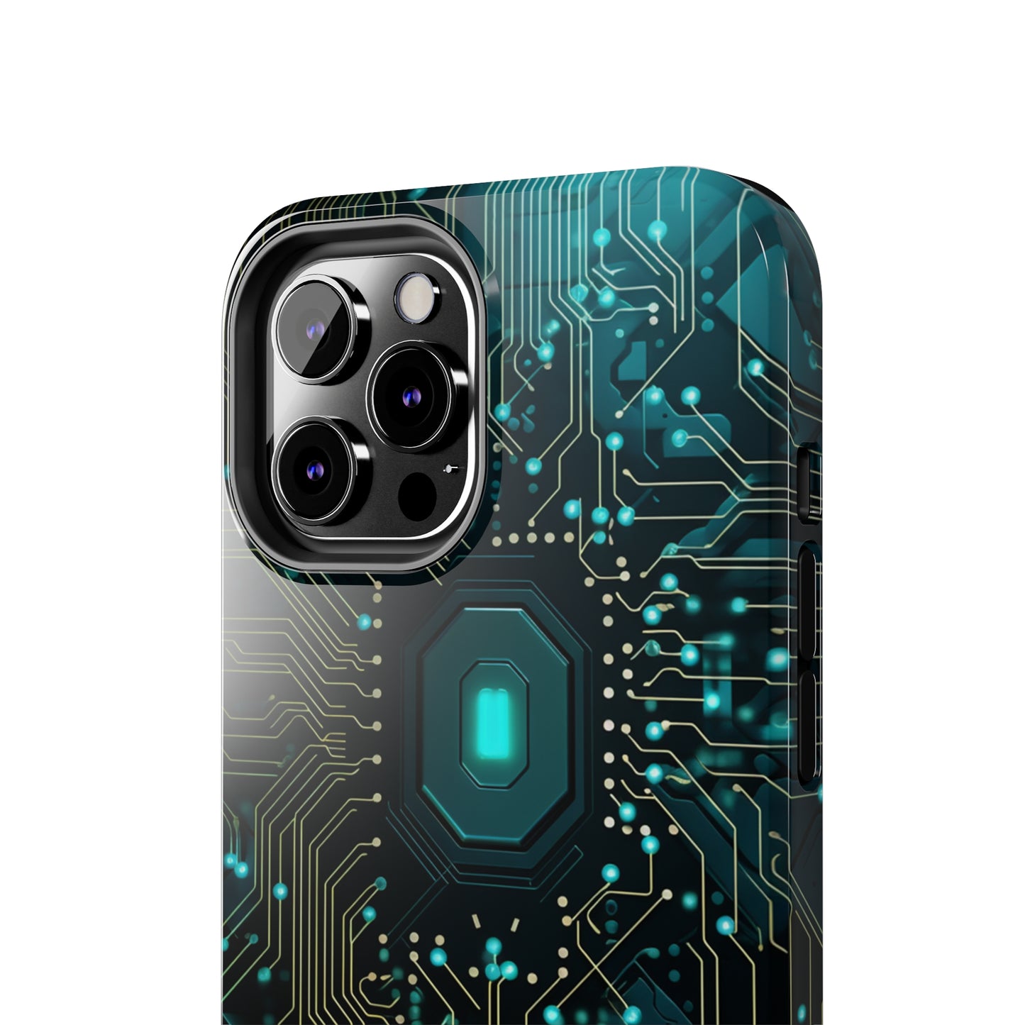 Neon Nexus: Cyberpunk Circuit Board | Futuristic Tech-Inspired iPhone Case