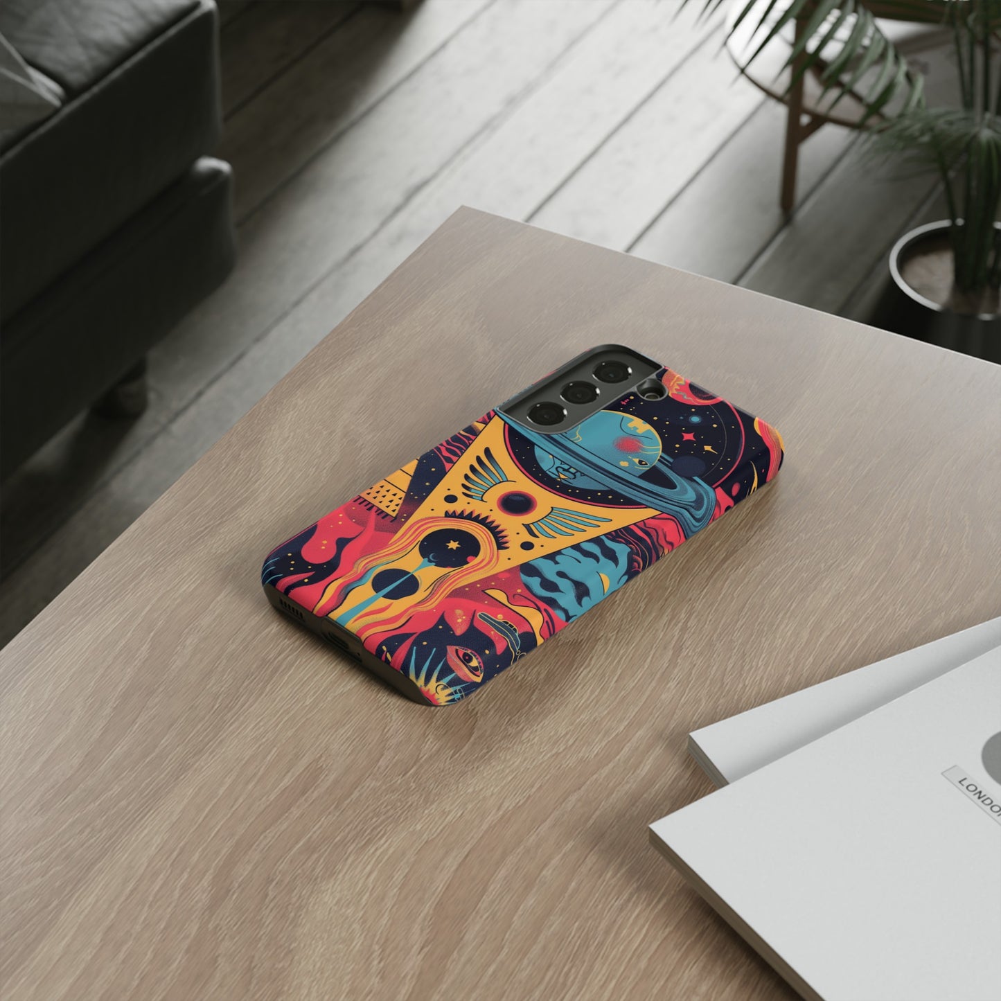 Cosmic Journey Space and Time Phone Case