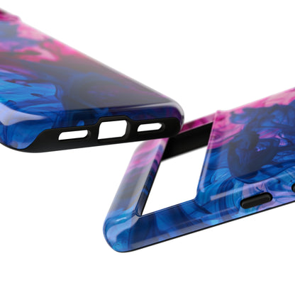 Magenta and Blue Color Explosion Phone Case