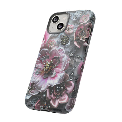 Coquette Aesthetic Floral Art iPhone 15 Case