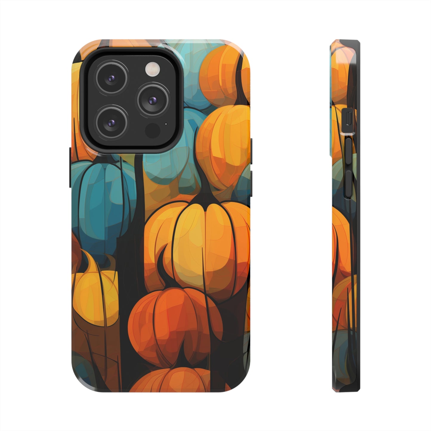 Halloween Fall Pumpkins iPhone Case | Embrace the Spooky Autumn Vibes