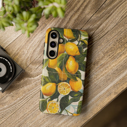 Mediterranean Lemon Italian Tile iPhone 14 Case