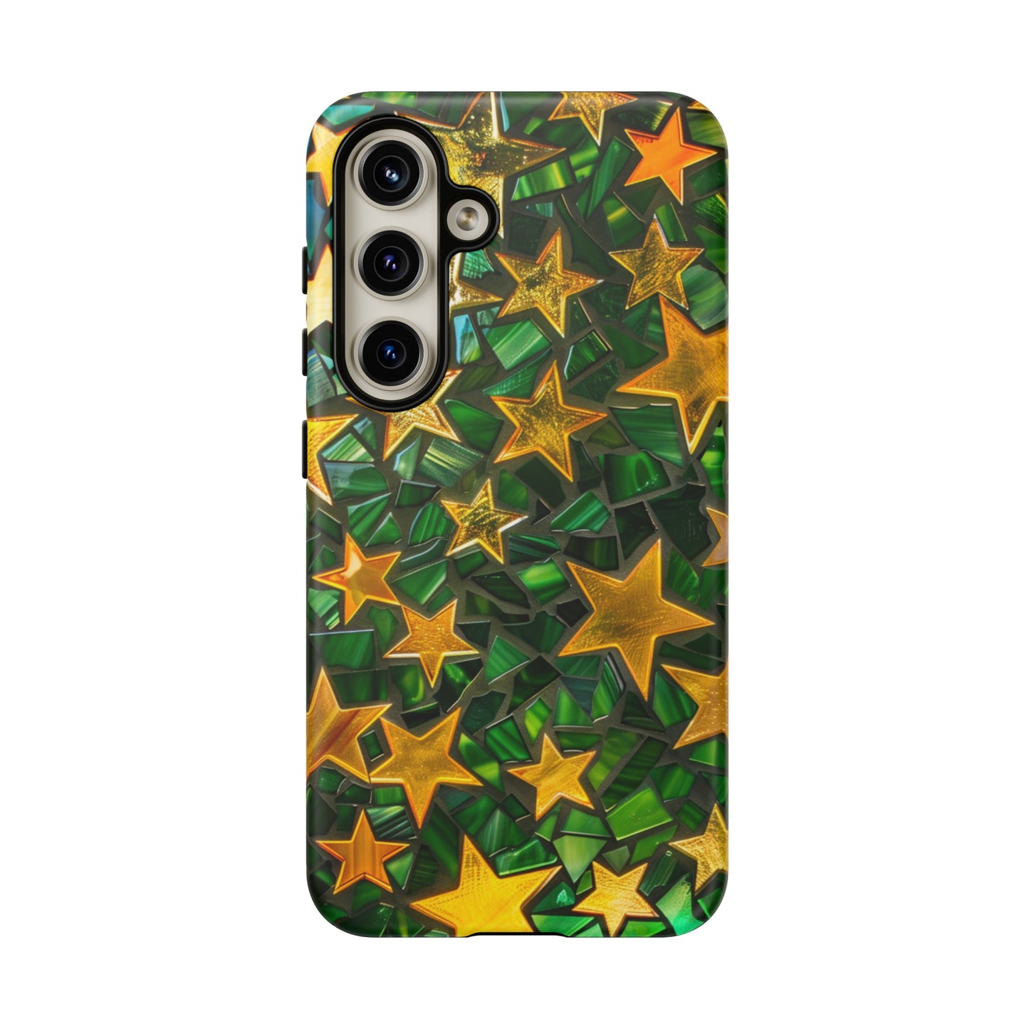 Green Celestial Stained Glass Mosaic Phone Case