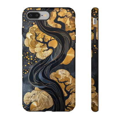 Gold and Silver Tree of Life Design Phone Case