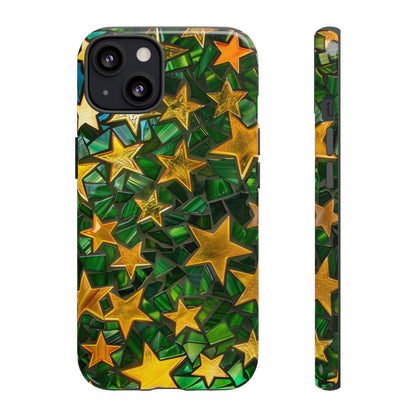 Green Celestial Stained Glass Mosaic Phone Case