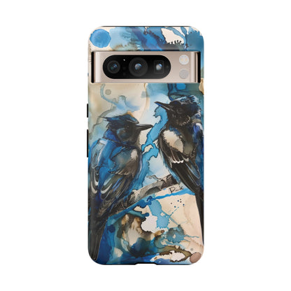 Blue Bird Watercolor Phone Case