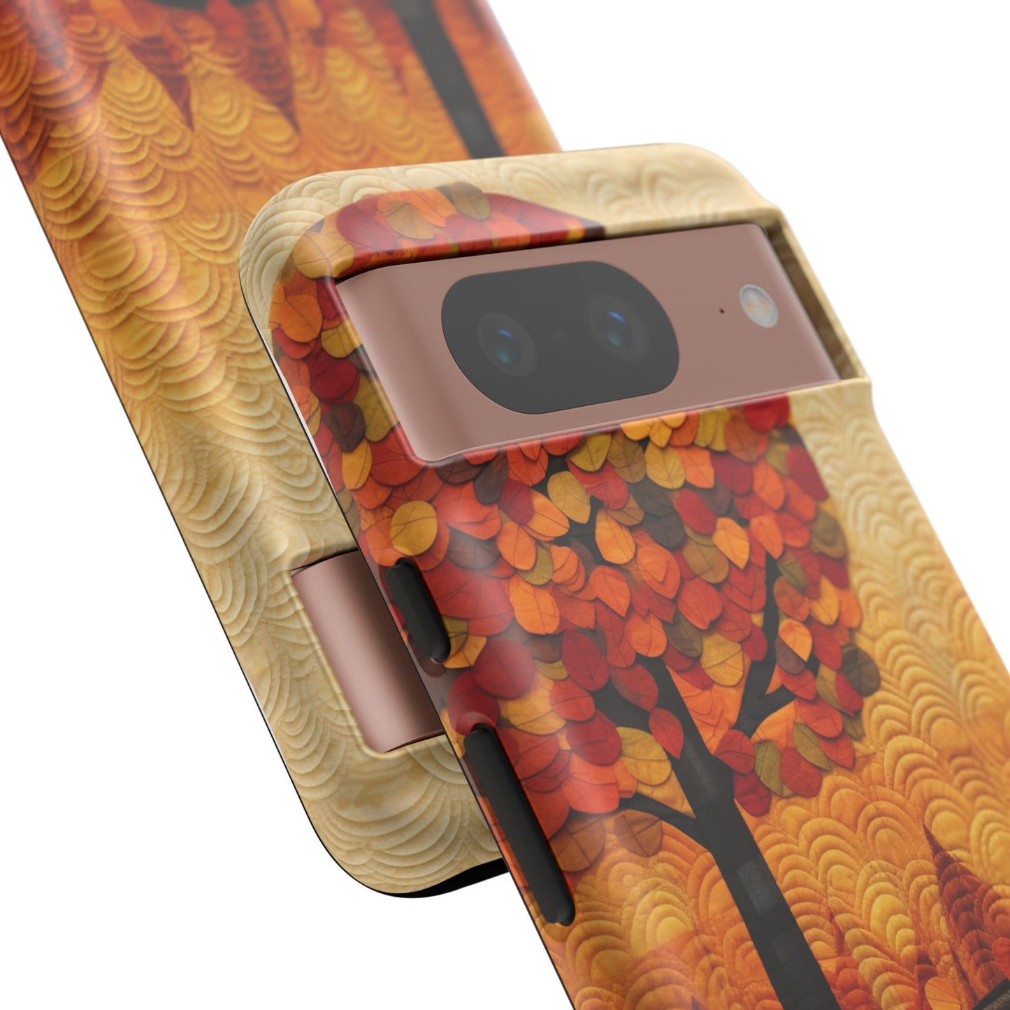 Autumn iPhone Case, Forest Embroidered Style Phone Case