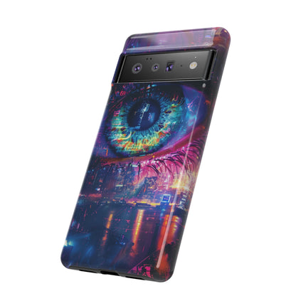 Eye of the Beholder Cyberpunk Art Phone Case